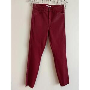 Sam Edelman Stiletto Skinny Jeans - Red - Size 27 EUC